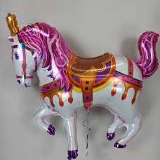 Шар (39''/99 см) Фигура, Цирковая лошадка, Фуше